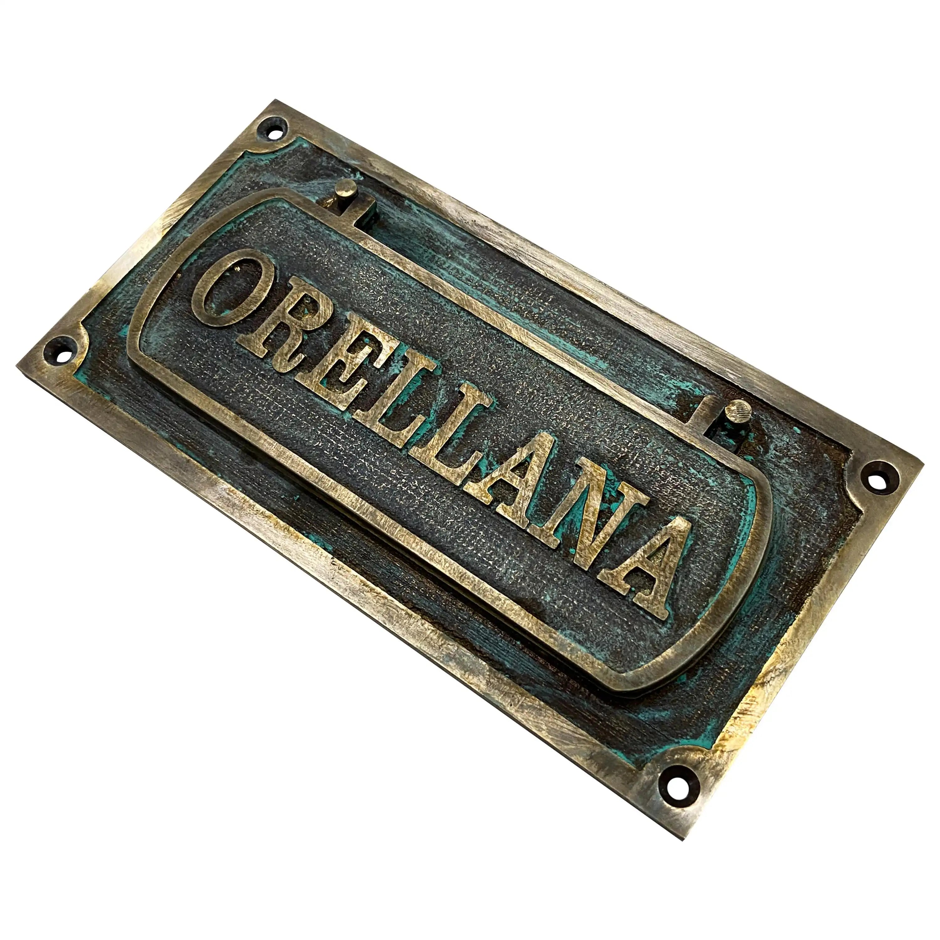 Mail slot for door with mounting hardware and screws included