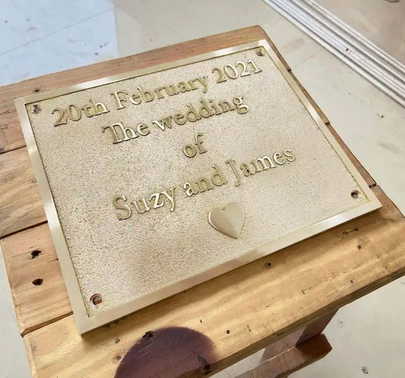 Custom Brass Plaques – Personalized Engraved Signs
